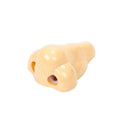 Flesh colour plastic pencil sharpener with large nostril opening for students