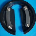 Stainless steel kitchen bottle opener with integrated paper cutter edge