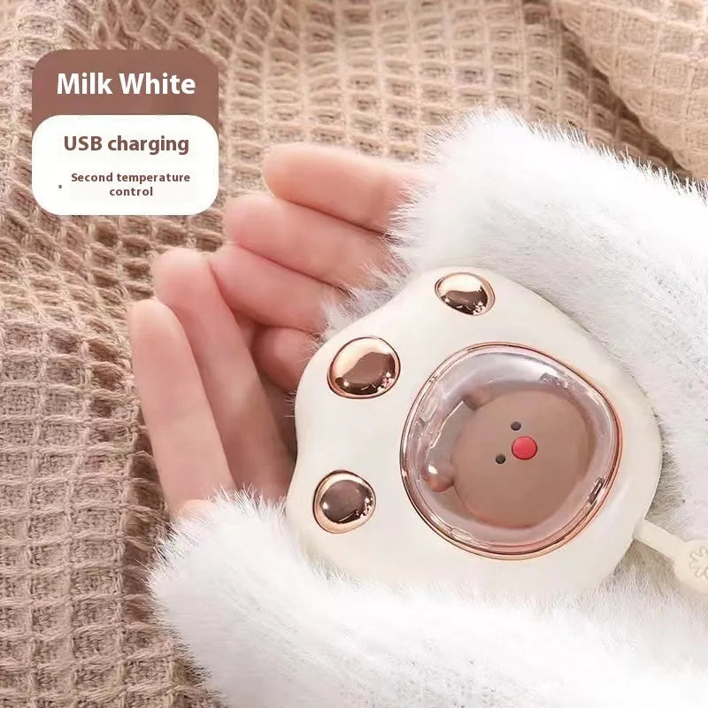 USB digital display hand warmer power bank in multiple colour options with aluminum heat dissipation