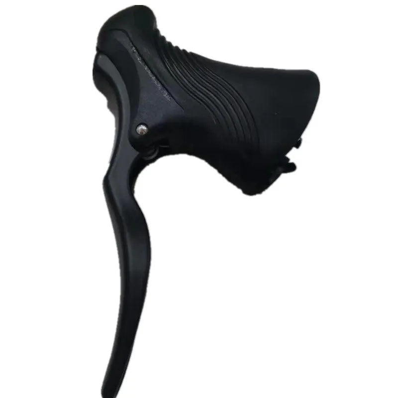 Aluminium alloy road bicycle brake handles in black or black silver finish