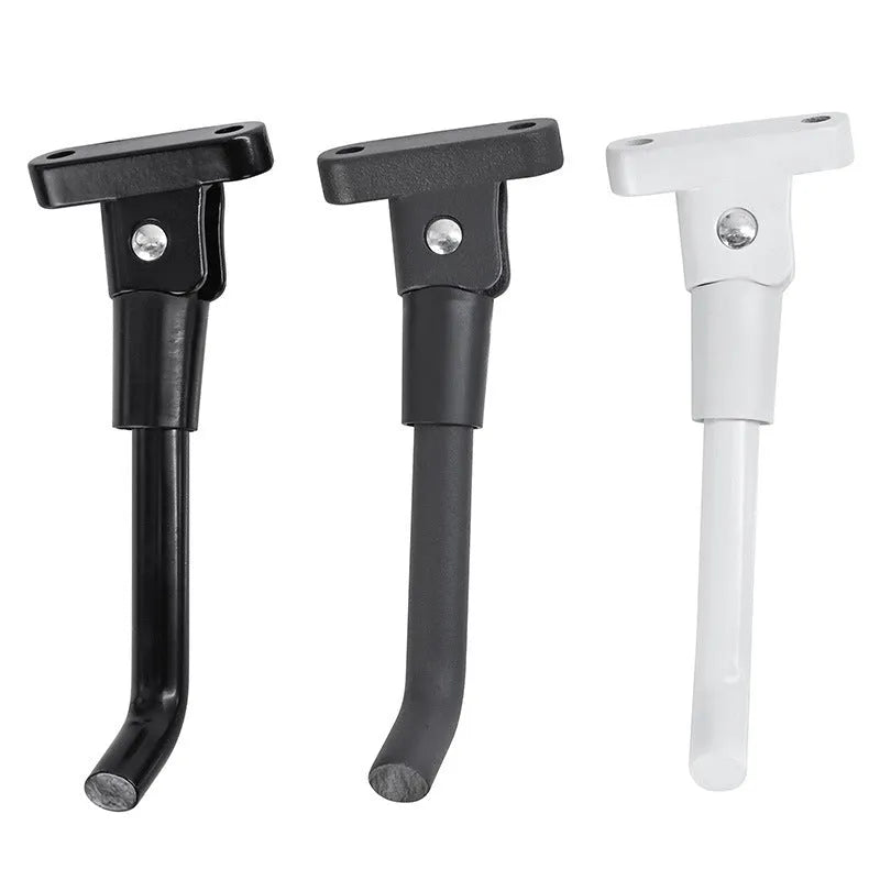 Aluminium alloy electric scooter foot brace accessory in black, white or grey with mounting screws