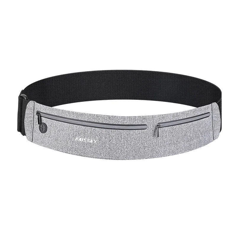 8-inch waterproof waist bag in camouflage crocodile pattern for outdoor sports