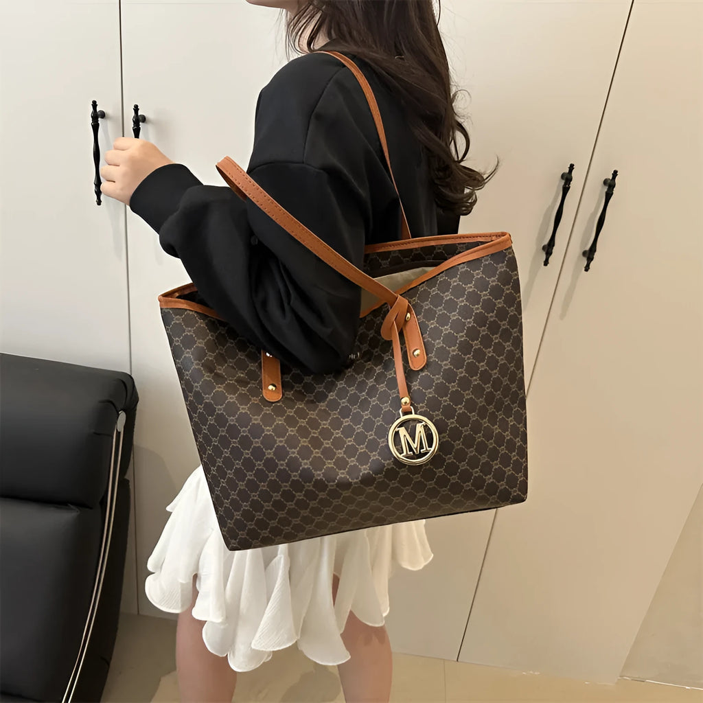 Western style PU leather shoulder bag in black, grey, white, or brown with contrast stitching.