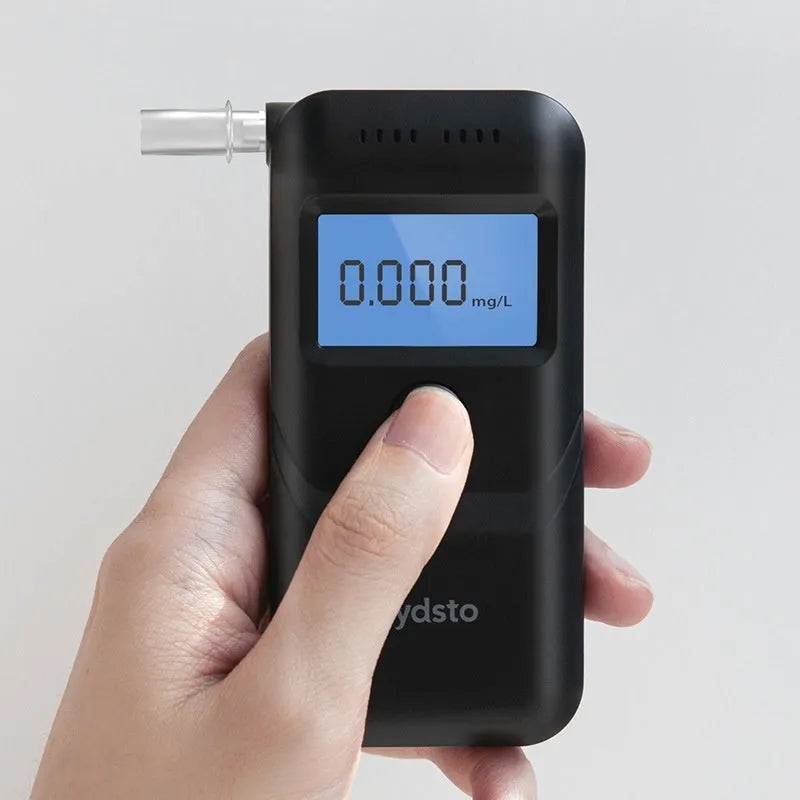 Black HD-JJCSY01 household alcohol tester for breath alcohol checks