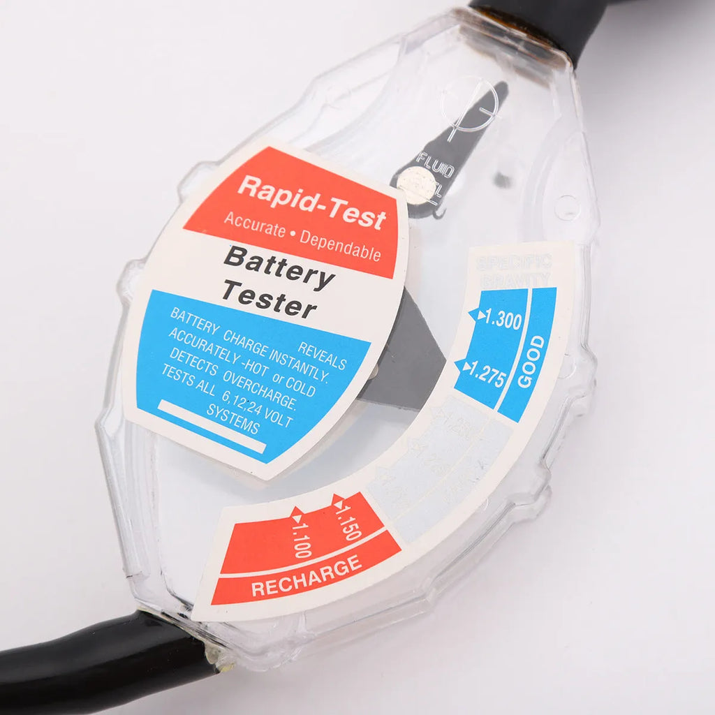 ABS plastic battery electrolyte hydrometer for lead acid density testing with 1.1-1.3 measurement scale
