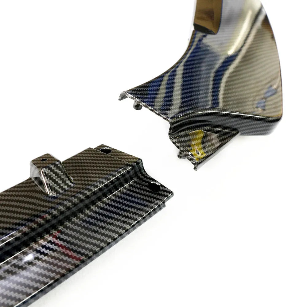 Skoda Octavia MK3 three-section front shovel retrofit kit showing M10 model with car tail component