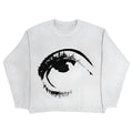 Organic cotton round neck pullover sweater in punk hip hop style with street hipster design