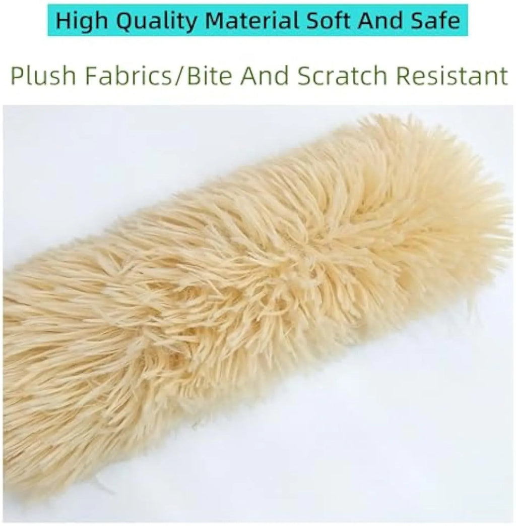 Interactive plush cat toys with catnip filling and crinkle sound feature in various colours