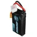 7.4V 1200mAh lithium polymer RC battery with dimensions 15mm by 36mm by 70mm.