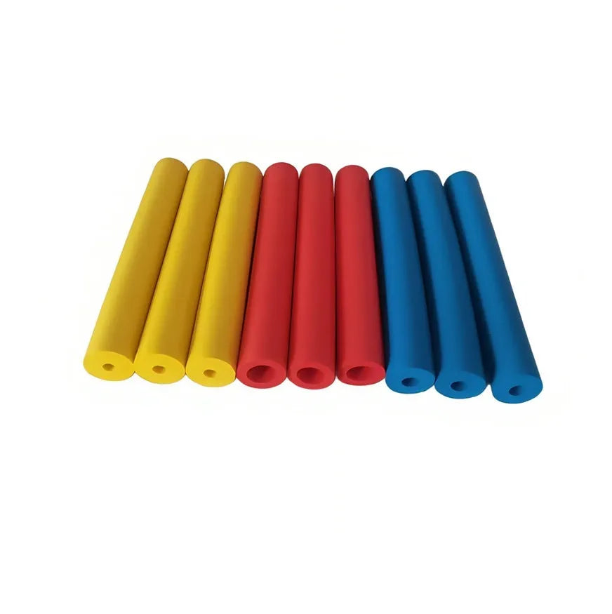 Rubber grip hose pieces for tableware handles in 10mm and 18mm sizes