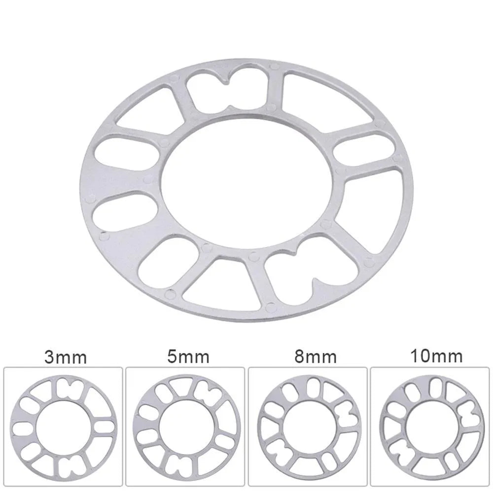 Automotive wheel hub spacer gasket for wheel offset modification in multiple thicknesses