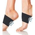 Elastic arch support foot bandage with heart pad for flat feet in PU material