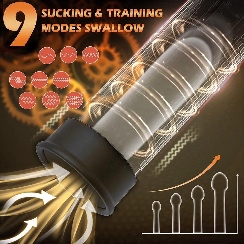 Electric masturbation pump in Diqiao colour with negative pressure stretching technology