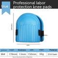 Pair of foam kneepads in four colour options for kneeling work on tile floors and construction sites