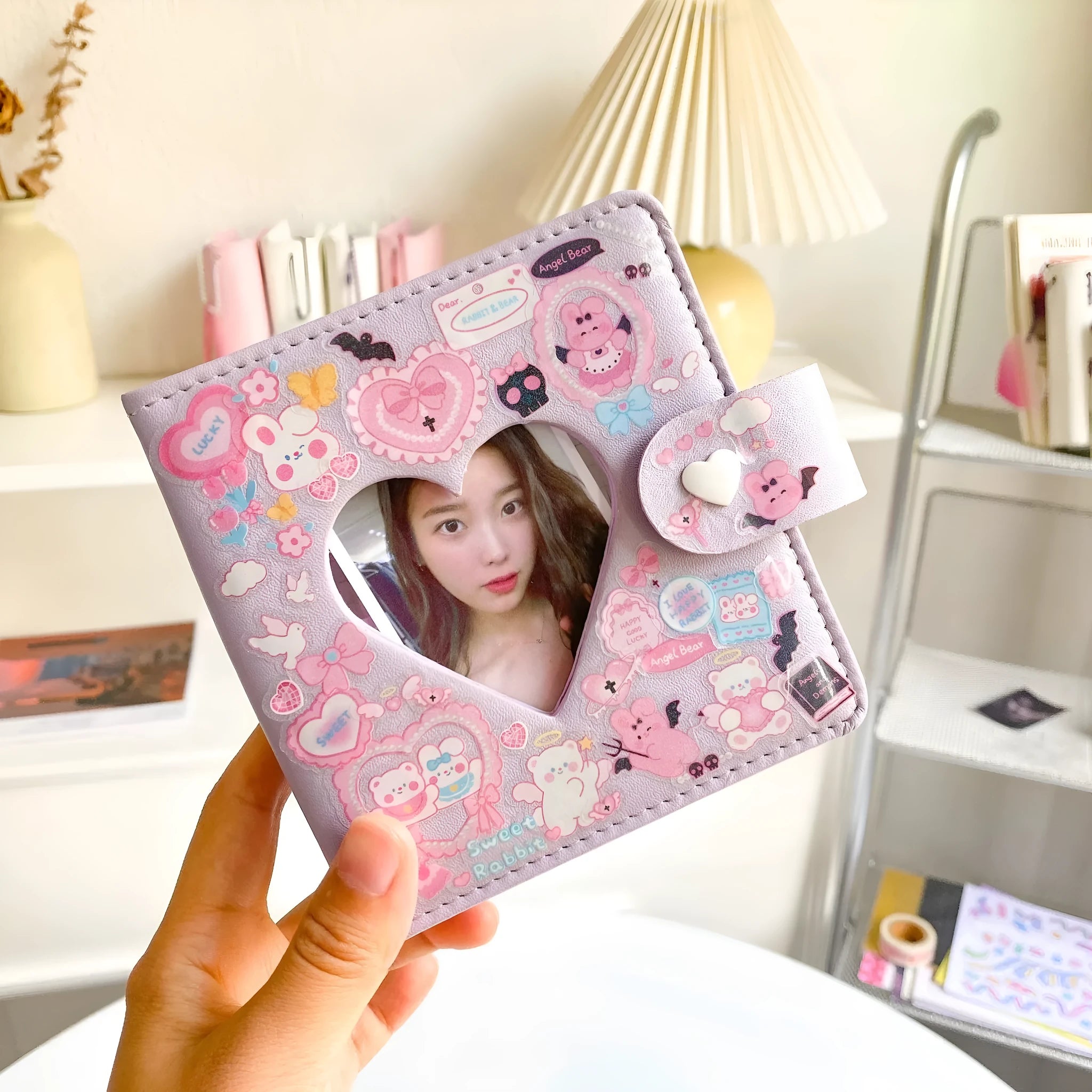 A sheet of colourful cartoon-design PVC waterproof stickers for decorating notebooks and planners.