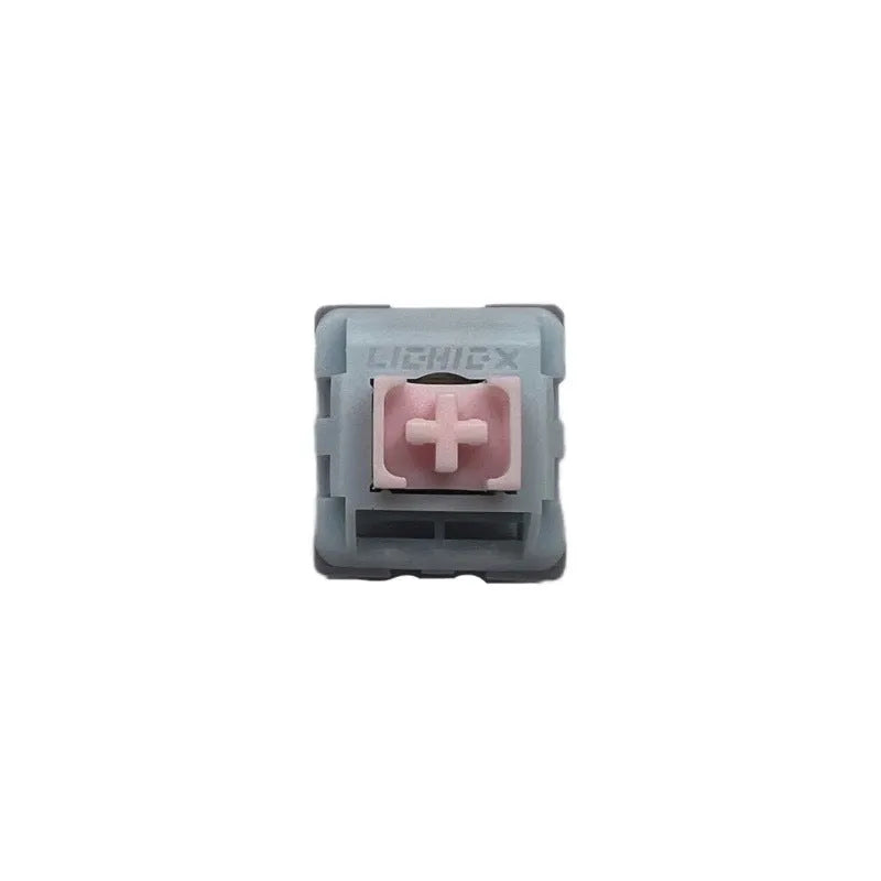 Small Window Candle Cutting linear mute mechanical keyboard switch showing candle cutting design through small window