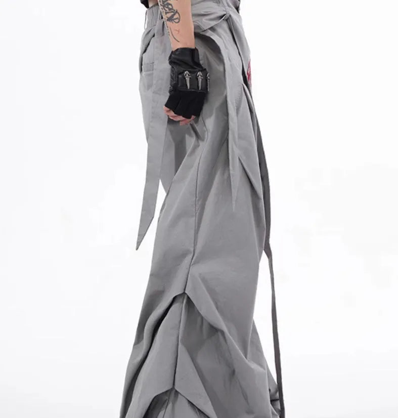 Boys' wide-leg function pants in refined Korean style with solid colour options