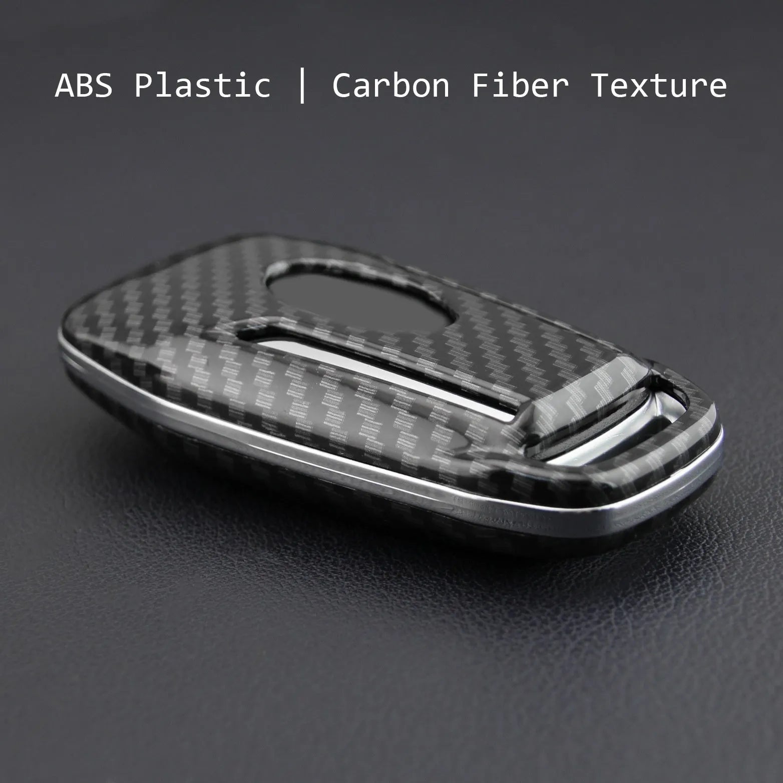 A plastic protective cover for a car key remote control, shown in a single shell style.