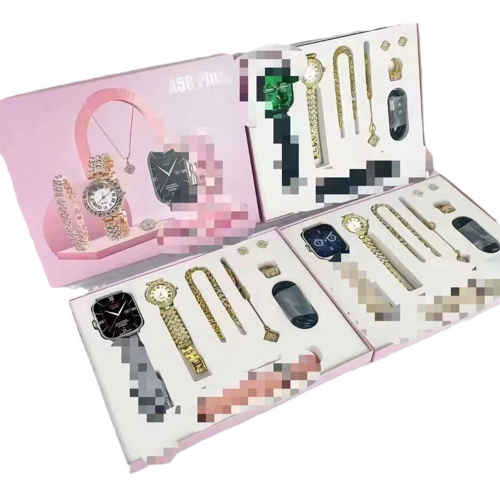 A58plus smartwatch in multiple colours showing TFT touch screen and Bluetooth calling functionality
