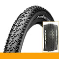 Mountain bike tyre showing yellow sidewall, available in multiple wheel sizes for off-road cycling.