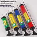 Manual plastic air pump for basketball volleyball football inflation, 20-32cm length in mixed colours