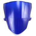 Blue and brown motorcycle windscreen for Kawasaki ZX-6R and ZX-10R models