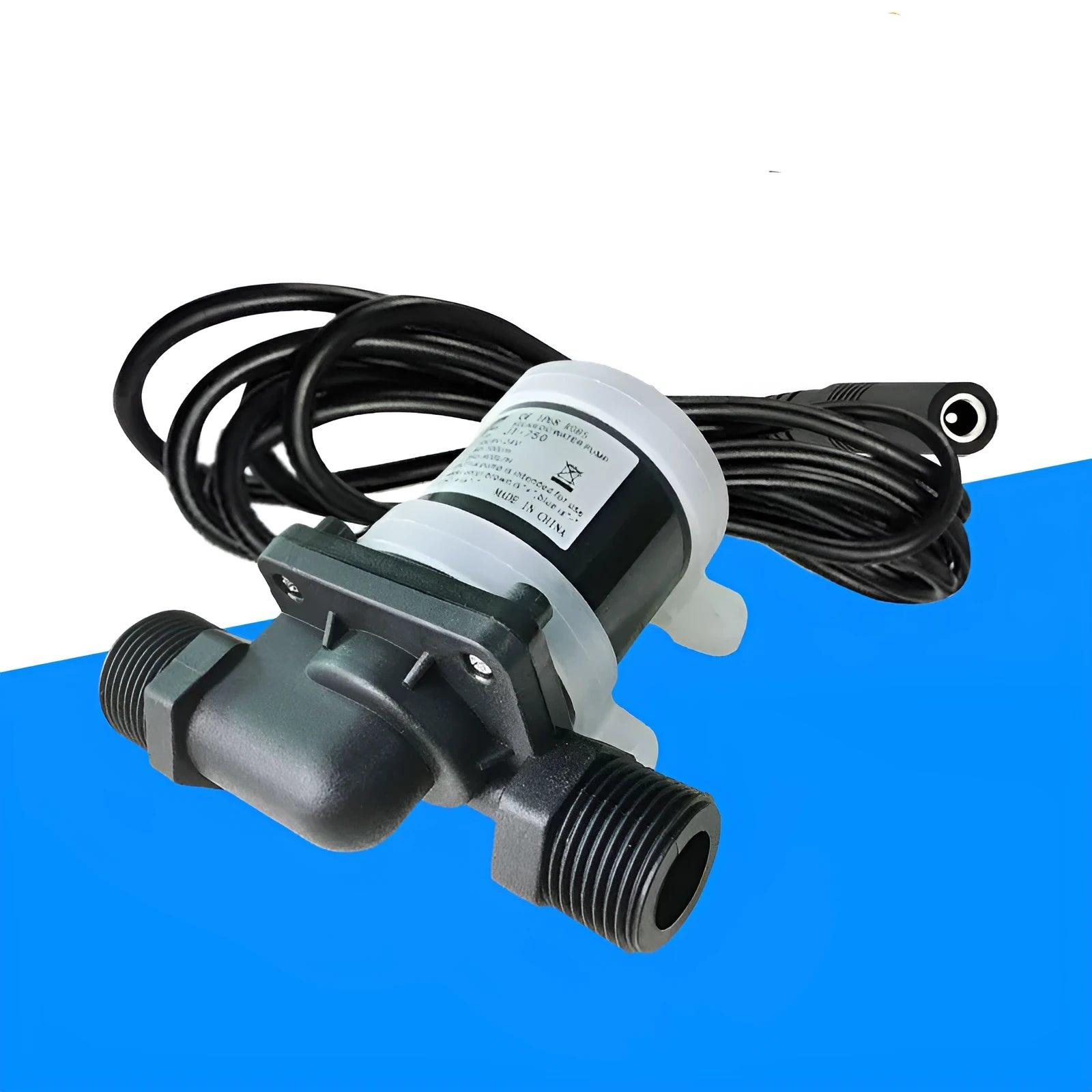 JT-750 DC water pump with threaded connections for solar heating systems