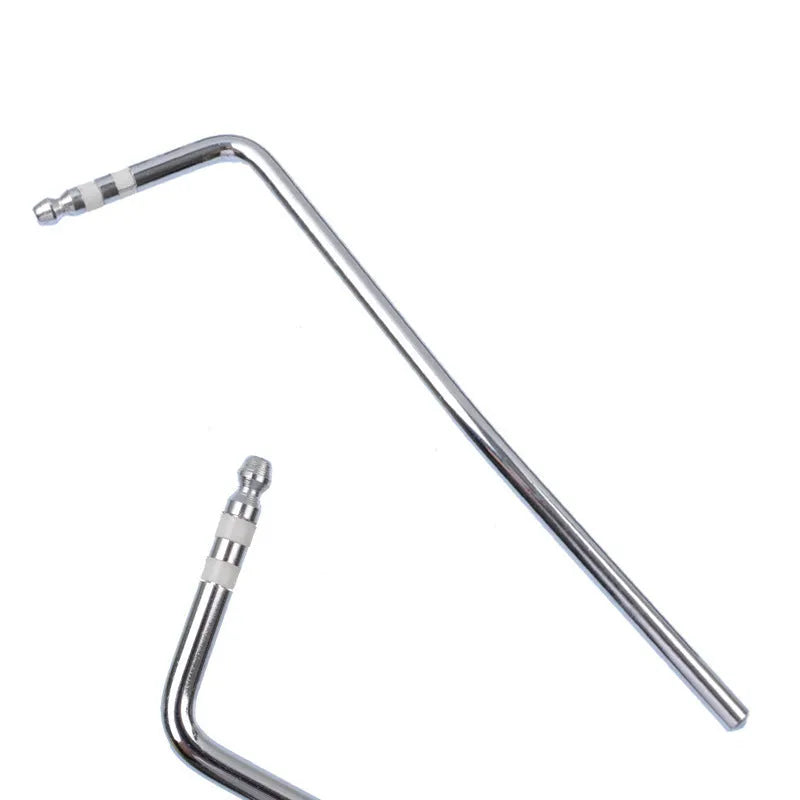 Direct plug-in guitar tremolo bar in metal construction available in black, blue, gold and silver finishes