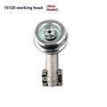 Metal working head for lawn mower parts, FS120 new style, silver and black