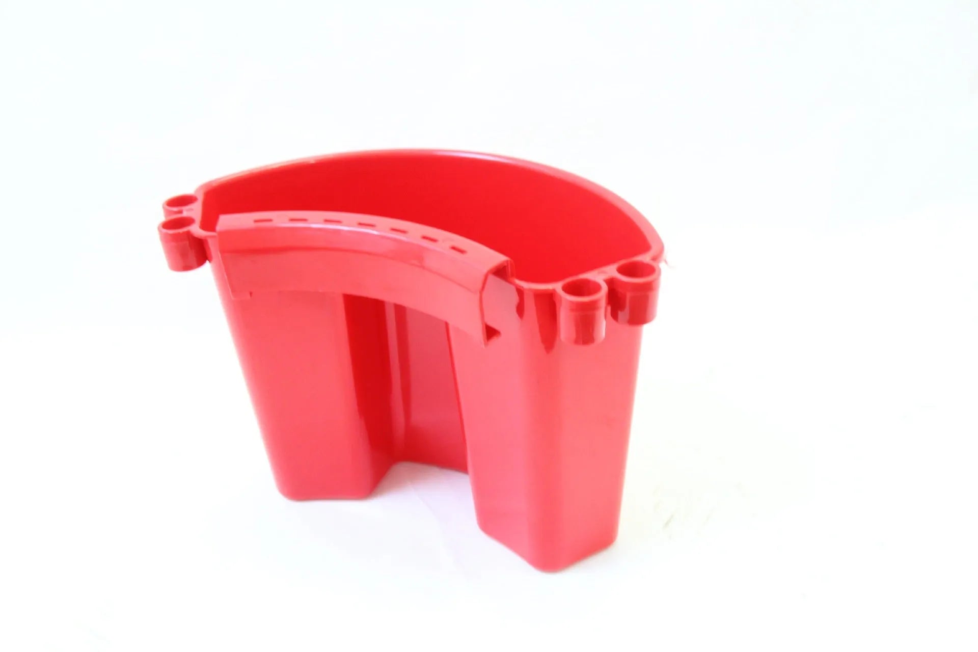 Car washing bucket with grit guard tray in selected colour