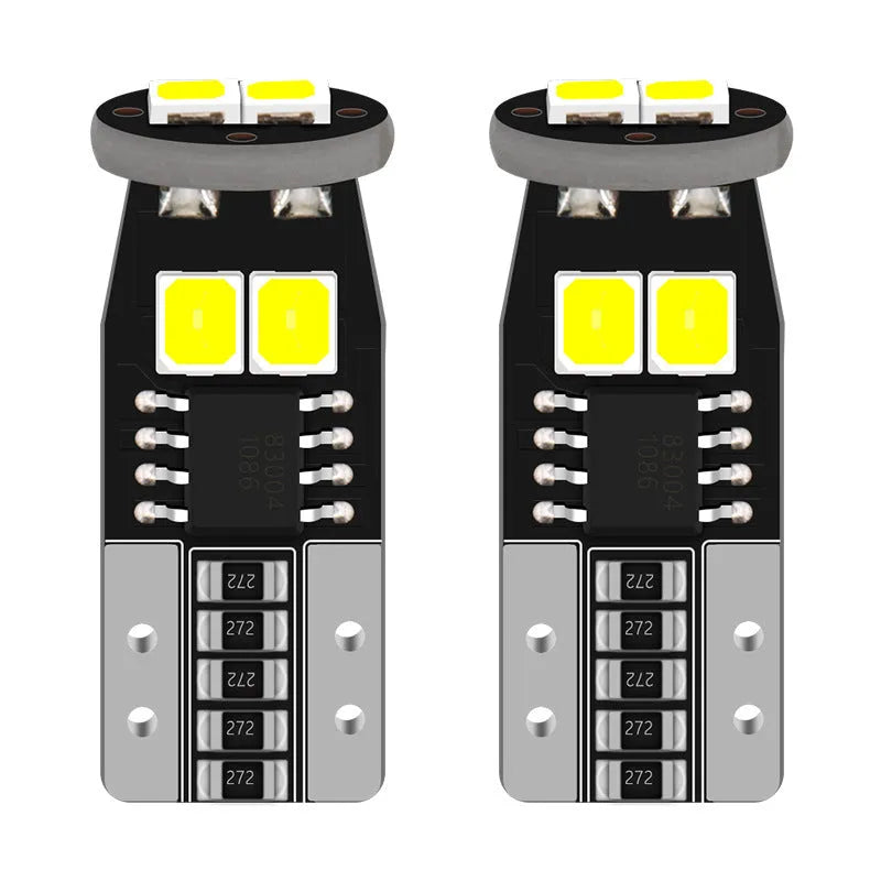 Small white car number plate light with fibre glass board construction measuring 10mm