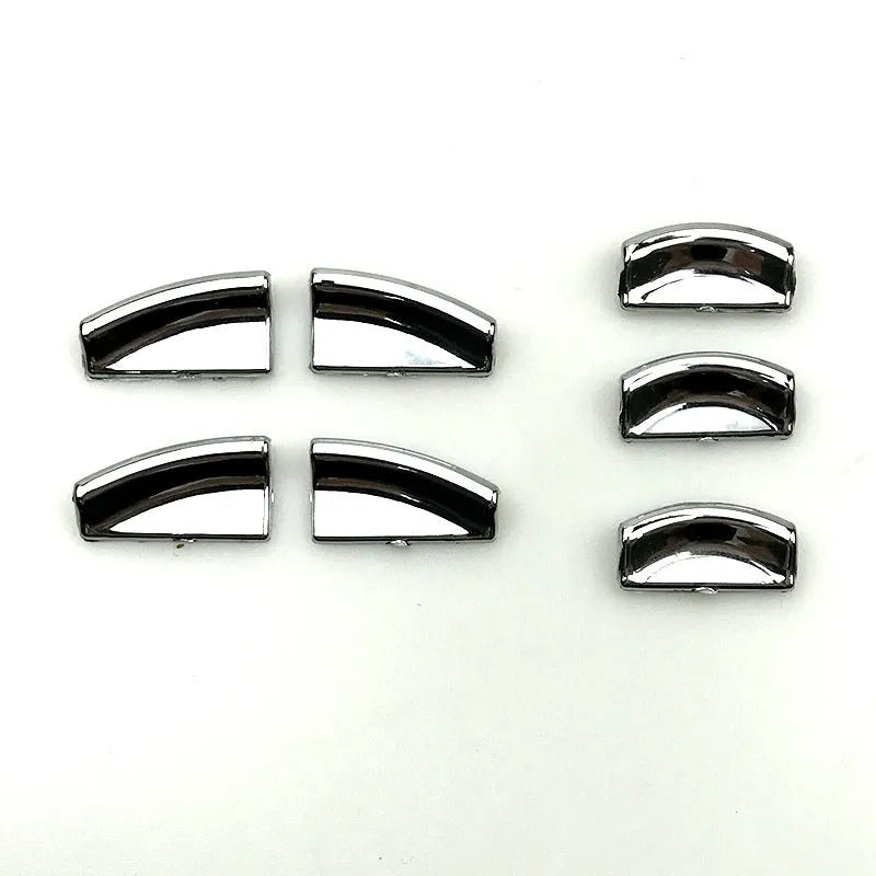 Black glitter decorative stickers for car window lift button modification on ABS plastic backing
