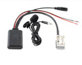 Bluetooth AUX cable adapter kit for Citroen and Peugeot car stereos with RD4 head unit.