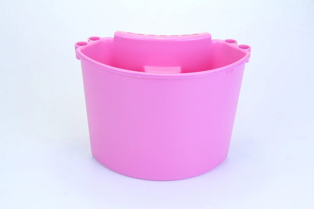 Car washing bucket with grit guard tray in selected colour