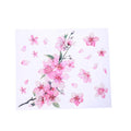 Cherry blossom flower pattern car sticker on vehicle, showing small and large size options.