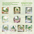 Window Story Series retro journal decorative stickers showing six colour theme designs