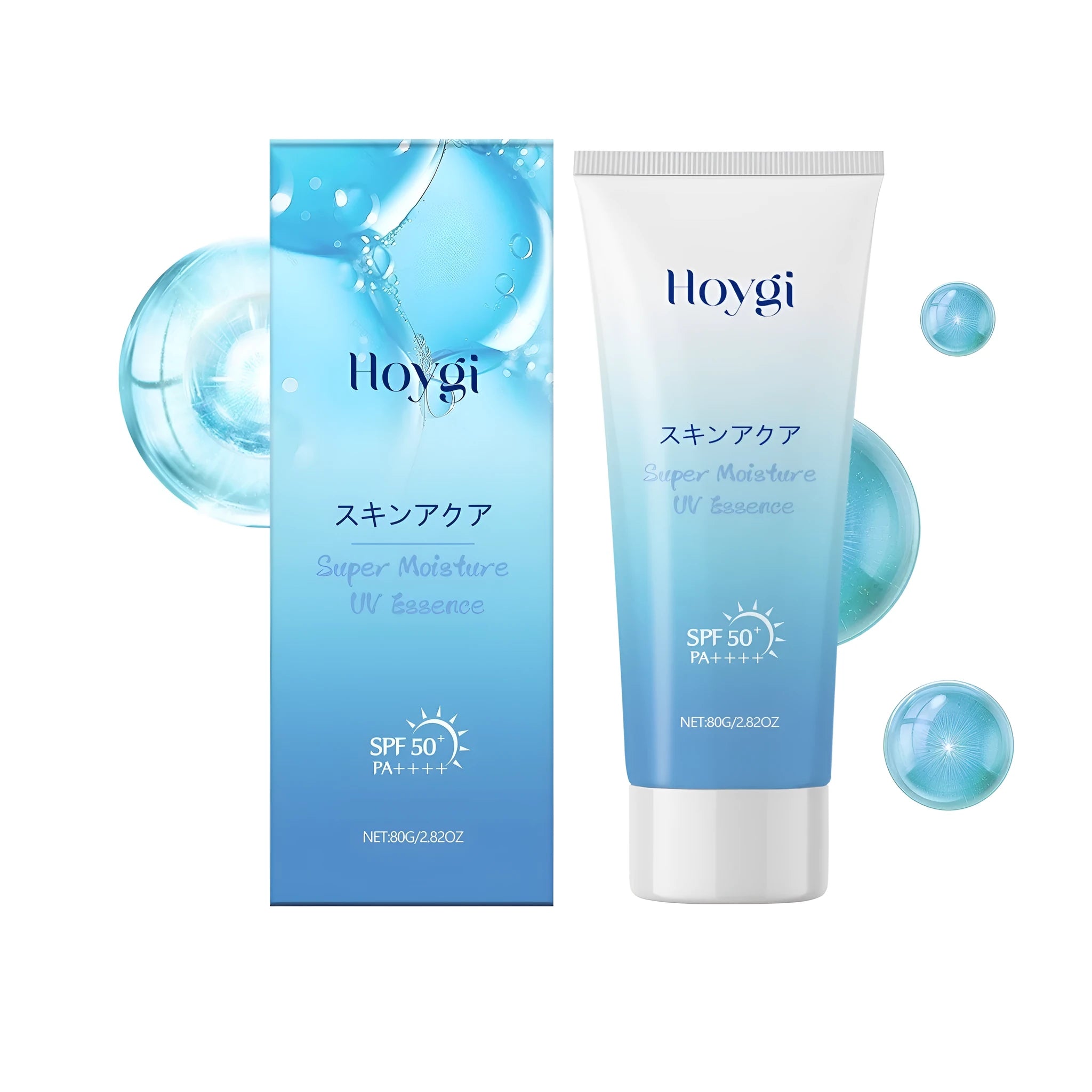 80g tube of refreshing moisturising sunscreen with hyaluronic acid for daily UV protection