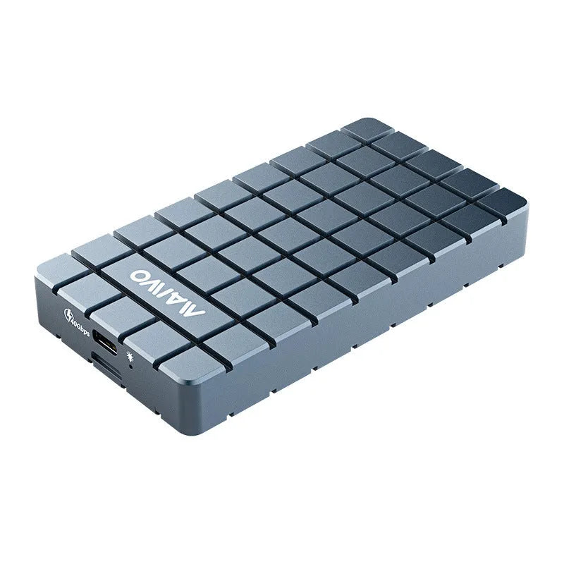 Aluminium USB4 hard disk box for M.2 NVMe SSDs with Lightning compatibility