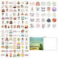 Pack of 50 random design graffiti stickers for walls, laptops, and water bottles