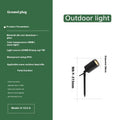 Outdoor aluminium ground lamp with IP65 waterproof rating for garden lighting