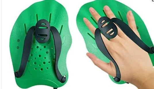 Swimming training paddle webbed aids for freestyle stroke practice in multiple colours and sizes