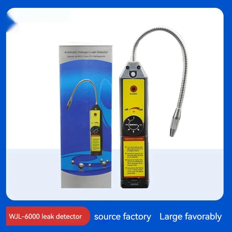 WJL-6000 electronic halogen car leak detector with 20cm probe for refrigerant systems