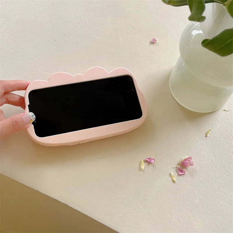 All-inclusive silicone snot pig phone case with embossed cartoon design for iPhone anti-fall protection