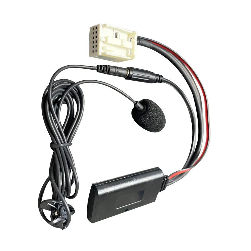 Bluetooth AUX cable adapter kit for Citroen and Peugeot car stereos with RD4 head unit.