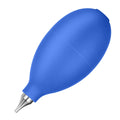 Blue rubber handheld dust blower cleaning tool for cameras and phones