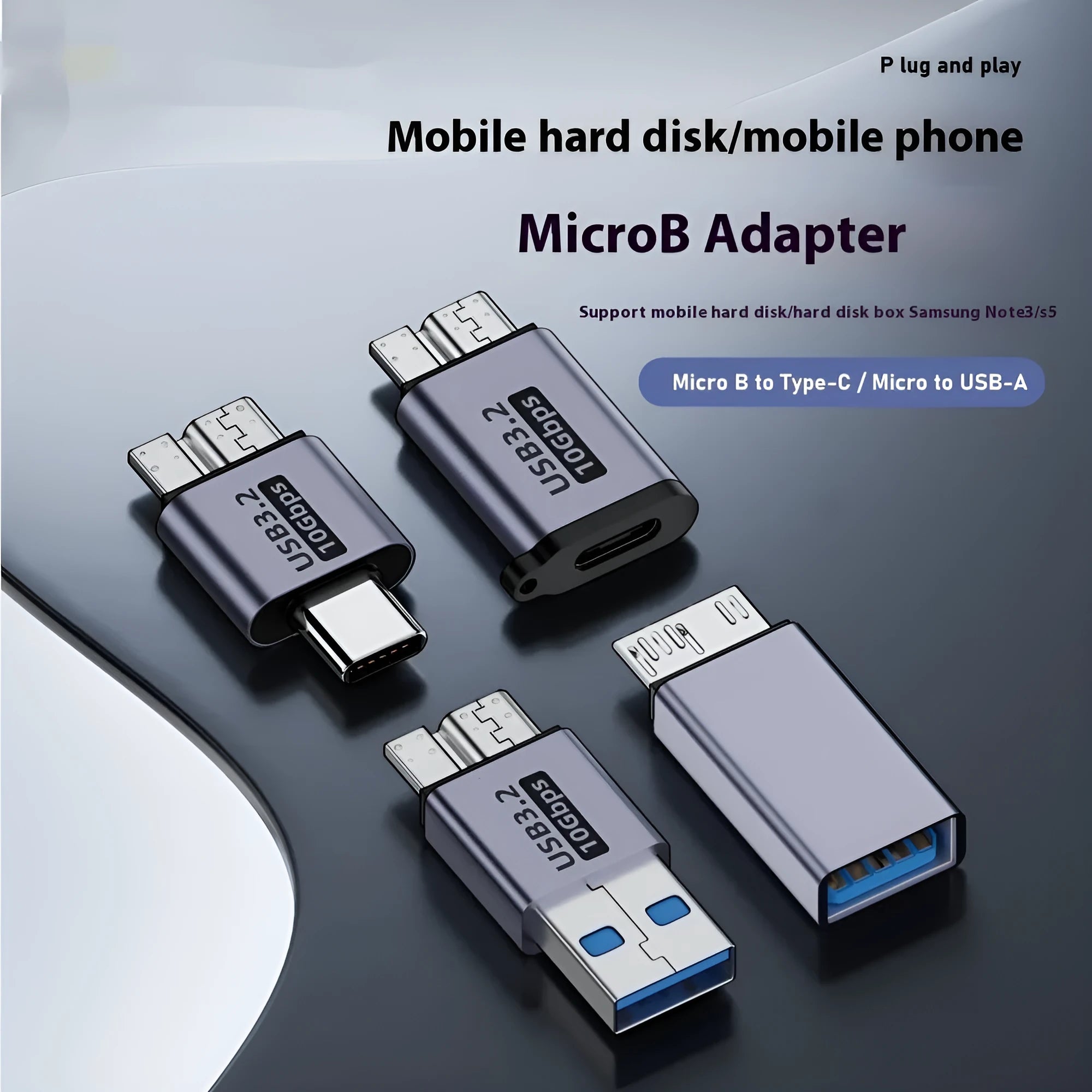 USB AM male to Micro-B male adapter cable for connecting legacy devices to modern computers