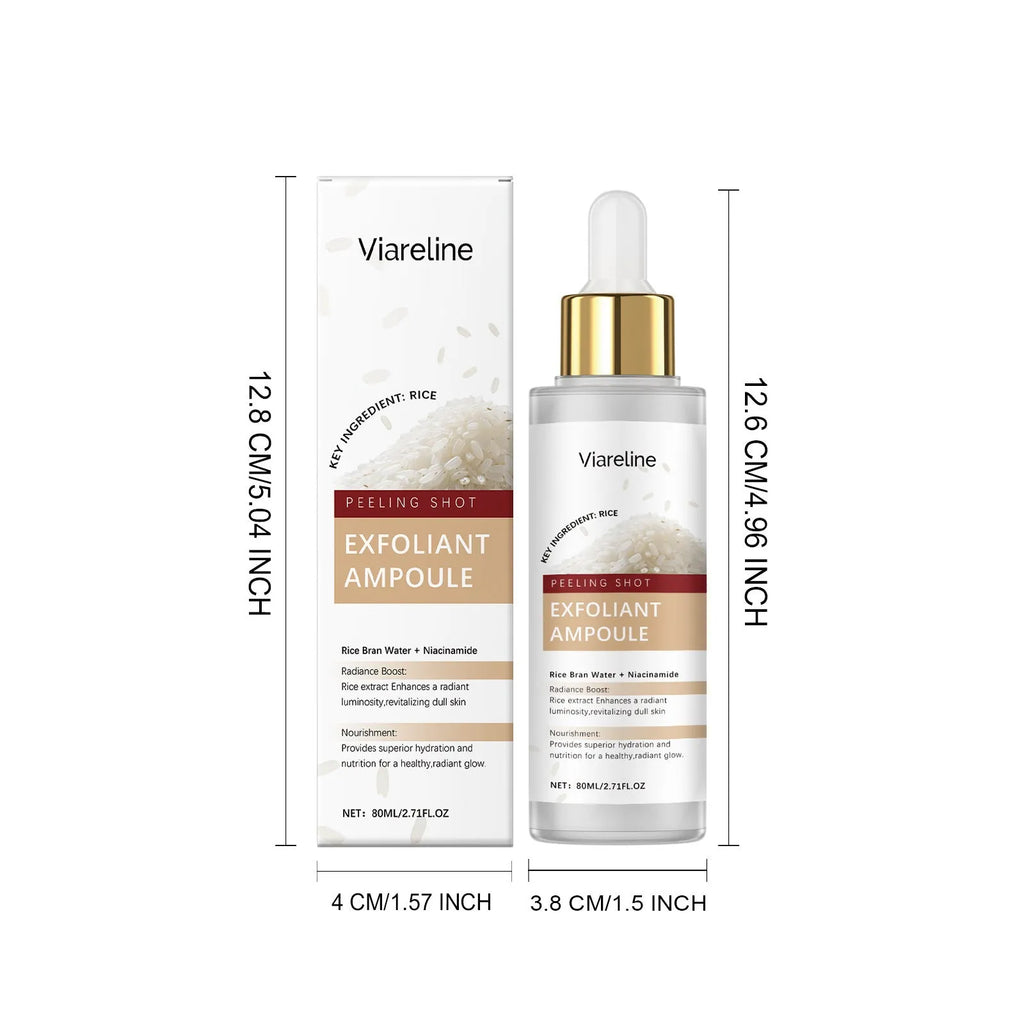 80ml bottle of cleansing and nourishing facial moisturising liquid with salicylic acid and hyaluronic acid.