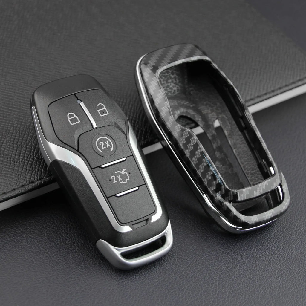A plastic protective cover for a car key remote control, shown in a single shell style.