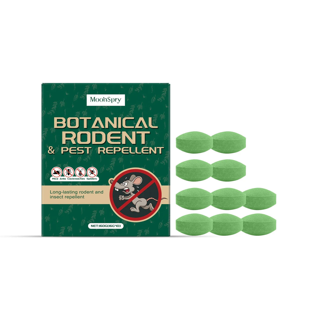 Warehouse anti-mouse repellent tablets in mesh storage bags for rodent protection
