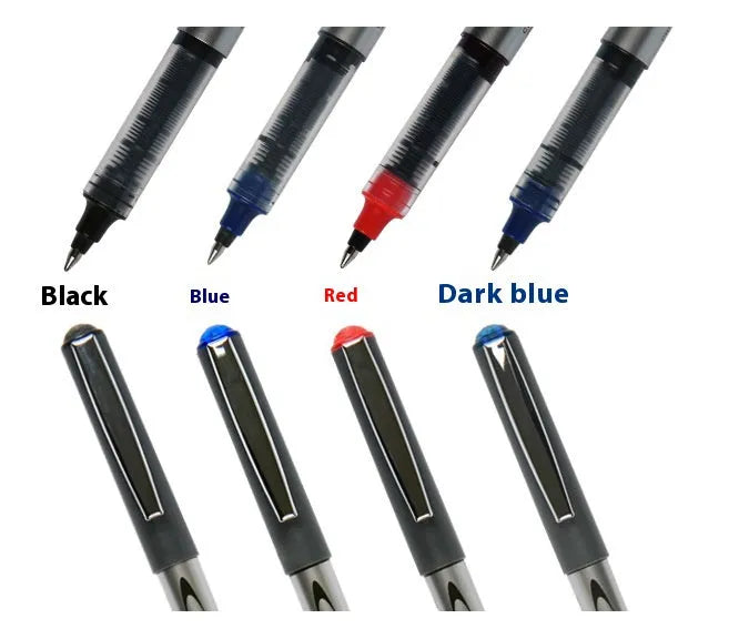 Box of 12 signature pens with 0.5mm tips and water-based quick-drying ink in multiple colour options